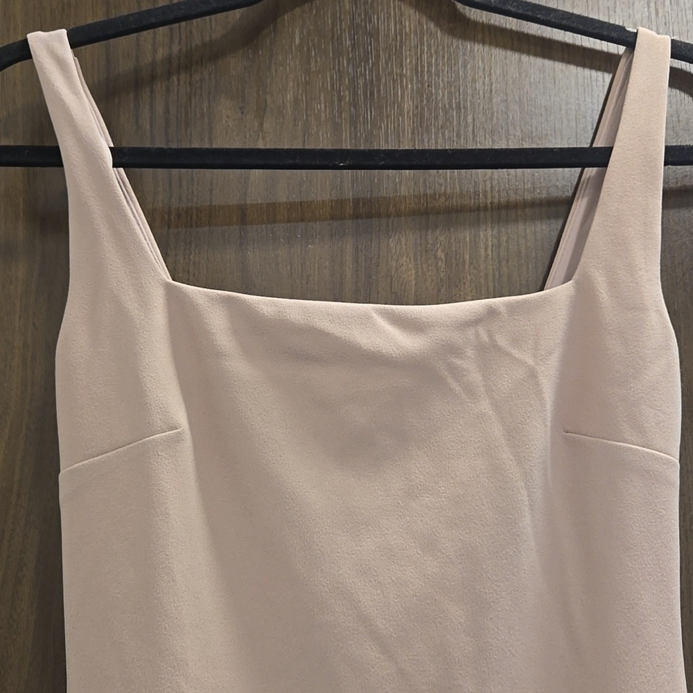 NOOKIE-NWT-Rendevous Mini Dress Sleeveless Square Neck Zip Stretch-Size Small - Picture 6 of 15